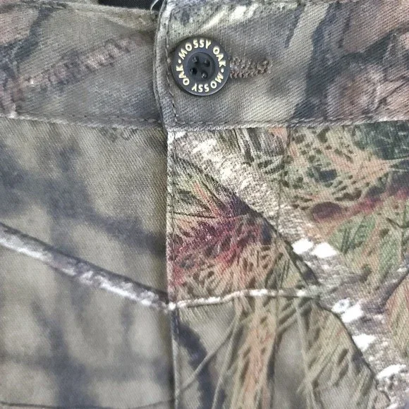 Mossy Oak cargo Hunting Pants size XXXL (38/50) stretchy waist ankle draw string